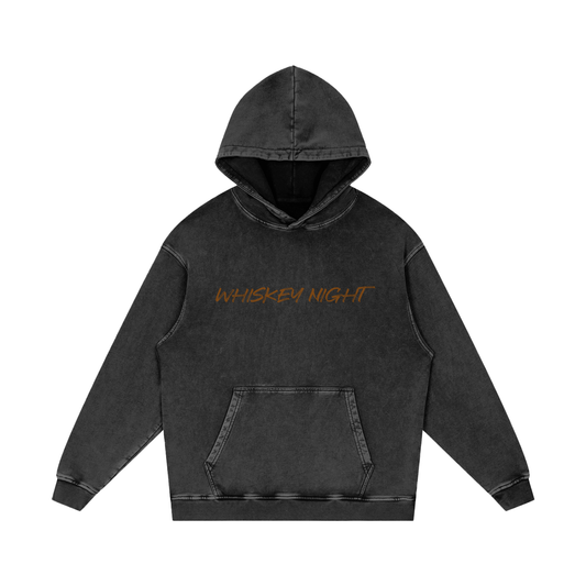 Whiskey Night - Acid Wash Oversize Hoodie (multiple colors)