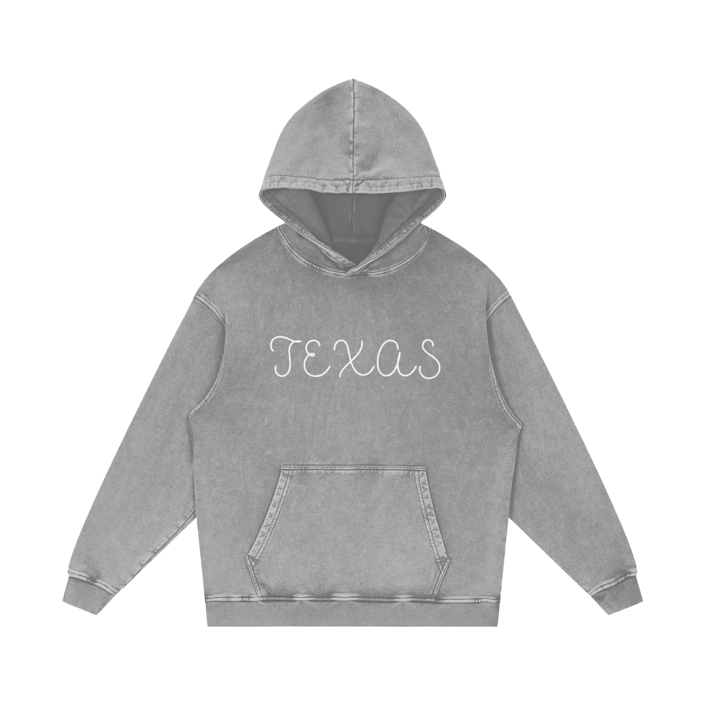 TEXAS Acid Wash Oversize Hoodie (multiple colors)
