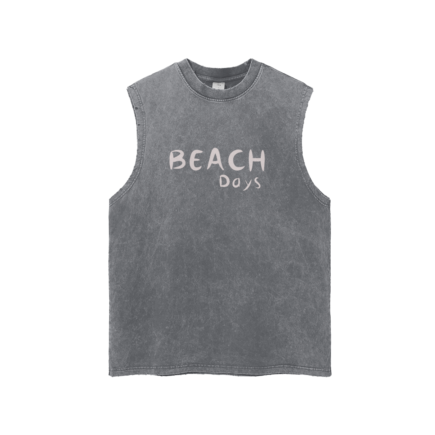 BEACH DAYS- Snow Washed Tank Top (multiple colors)