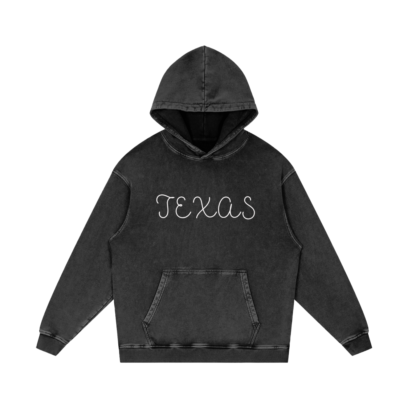 TEXAS Acid Wash Oversize Hoodie (multiple colors)