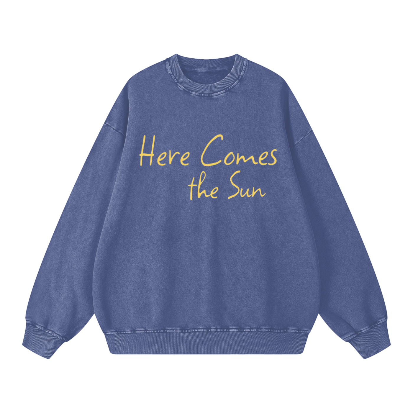 Here Comes the Sun- Acid Wash Oversize Sweatshirt