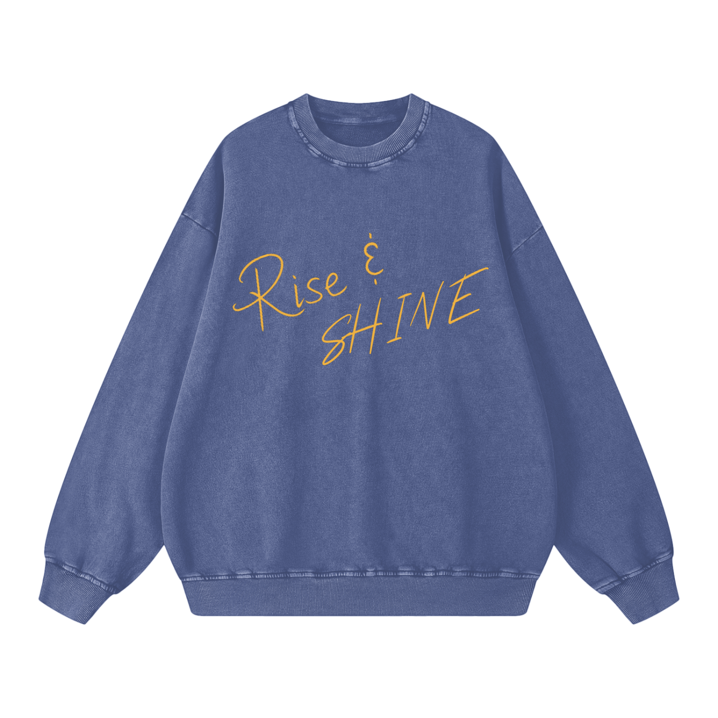Rise and Shine- Acid Wash Oversize Sweatshirt