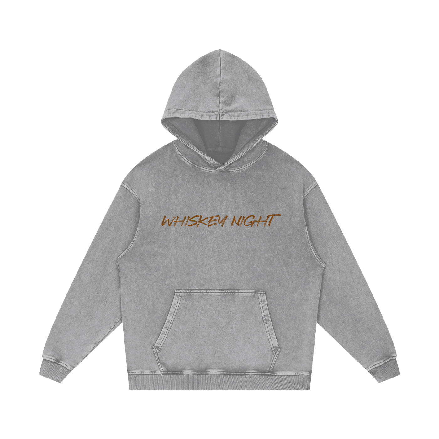 Whiskey Night - Acid Wash Oversize Hoodie (multiple colors)