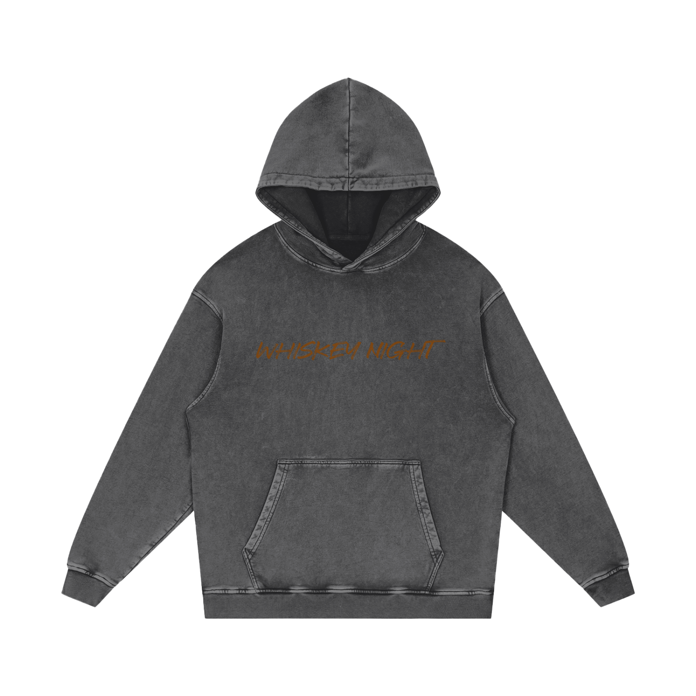 Whiskey Night - Acid Wash Oversize Hoodie (multiple colors)