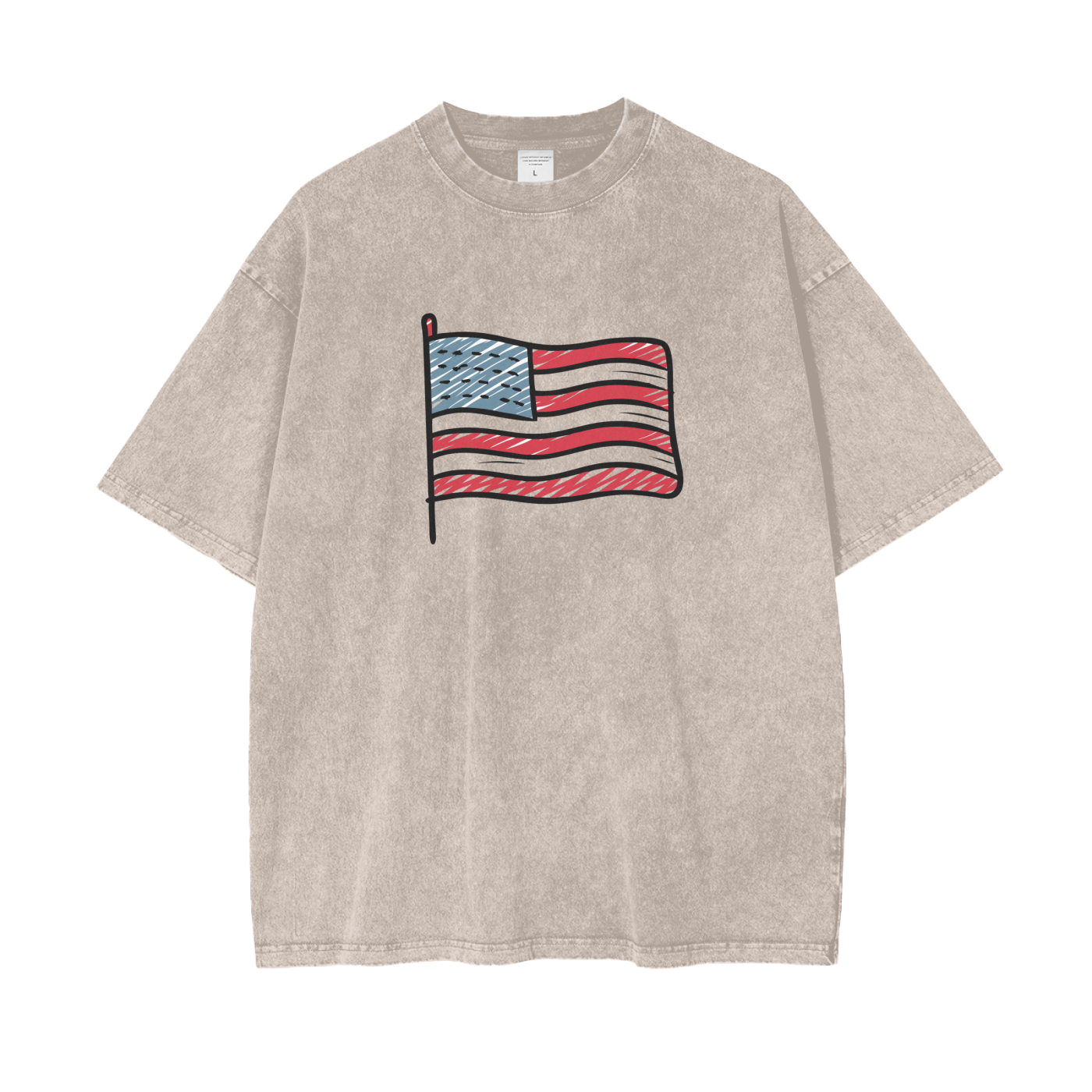 American Oversize Snow Washed T-Shirt (multiple colors)
