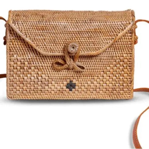 Rectangle Box Shaped Ata Vine Cross Body