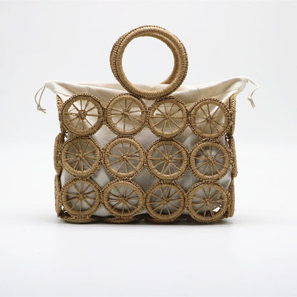 Woven Circles Handbag