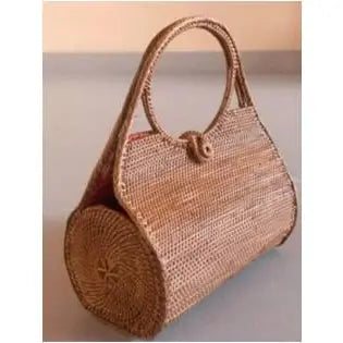 Ata Vine Handwoven Roll Handbag