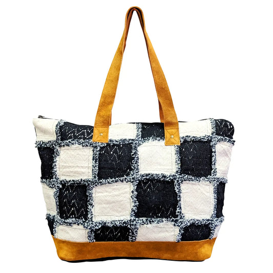 Checkered Tote