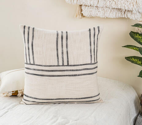 Woven Cotton Pillow Cover