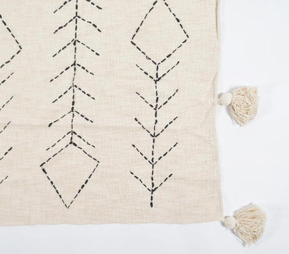 Handmade Embroidered Throw