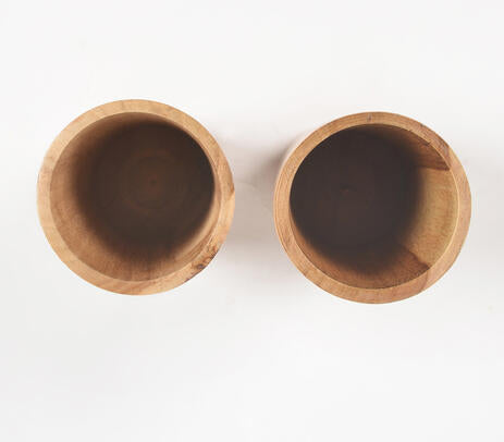 Wood Drinking Glasses- Acacia Wood