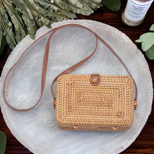 Rattan Crossbody