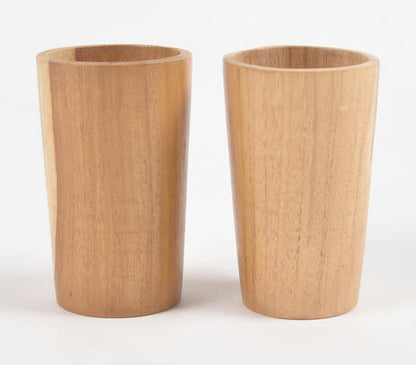 Wood Drinking Glasses- Acacia Wood