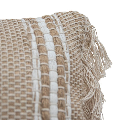 Jute Hand-Woven Pillow (insert included)