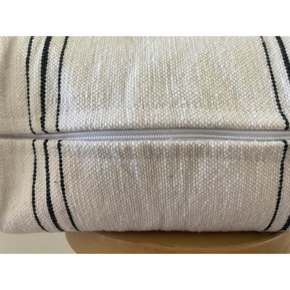 Simple Striped Lumbar Pillow Cover