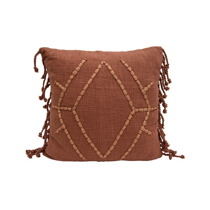 Rust Boho Pillow (insert included)